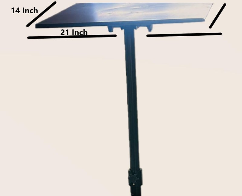 Vilro Projector Tripod Stand, Laptop Stand, Adjustable Height, Perfect for Multi-Purpose Stand for Projector, Home, Stage or Studio, Office, Black - Image 2