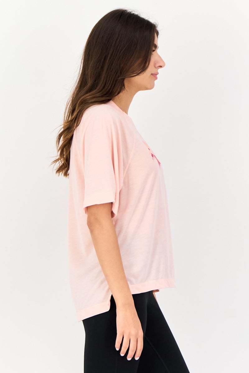 PUMA Women Sportswear Fit Short Sleeves Training T-Shirt, Pink - Image 2