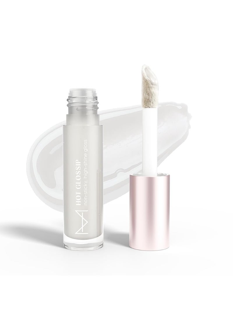House Of Makeup Non-sticky gloss | High-shine lip gloss for pigmented lips | Lip gloss with hyaluronic acid | Zero stickiness (Naked Truth) 4.7g - Image 1