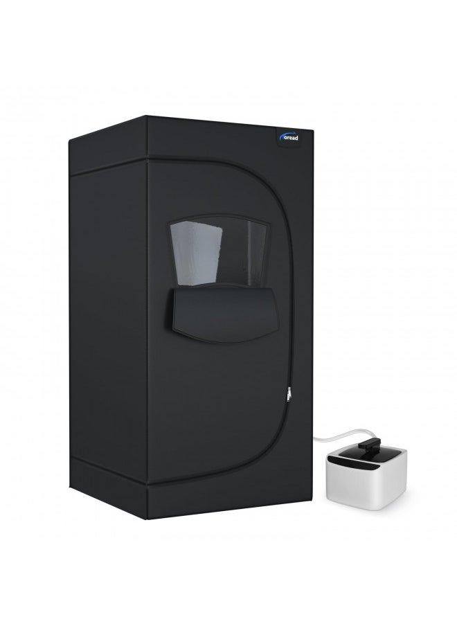 TOREAD TOREAD Full Size Sauna 600D Canvas, Portable Steam Saunas Tent Fold-able with 2.6L 1000W Steam Generator Remote Control  - Image 1