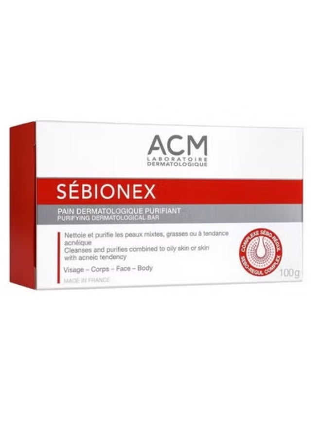 أيه سي أم صابون منظف للبشرة الدهنية و المختلطة اي سي ام 100 جم مكون من 3  قطع - Image 2