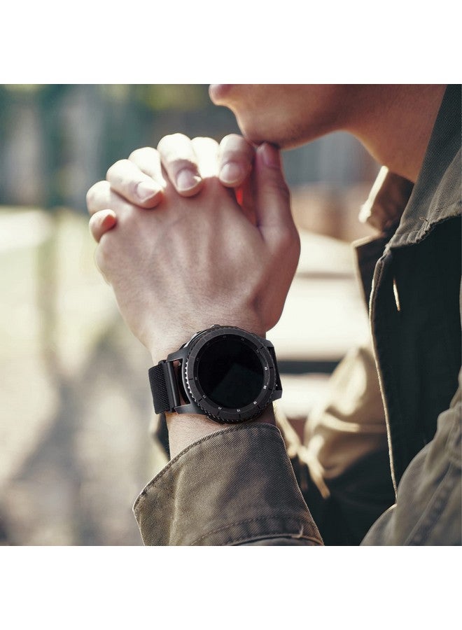 YEEJOK Compatible For Fossil Gen 6/5E 44Mm Bands Nylon, 22Mm Stretchy Solo Loop Sport Elastic Braided Wristbands For Fossil Men'S Gen 5Lte/Carlyle Garrett/Women'S Julianna/Gen 4 Explorist Hr-3 Pack - Image 4