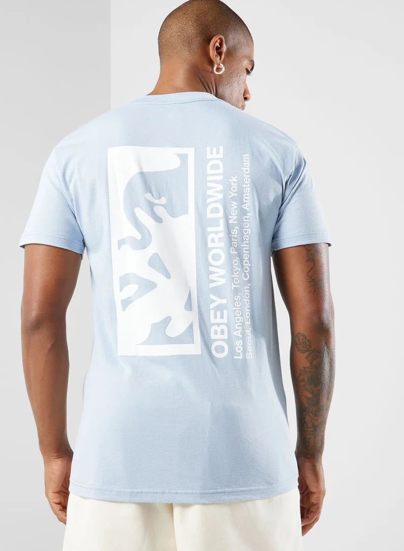 OBEY Half Face Icon T-Shirt