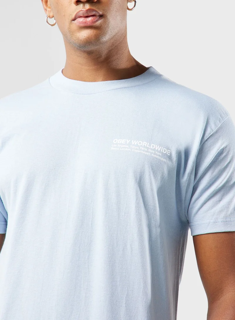 OBEY Half Face Icon T-Shirt