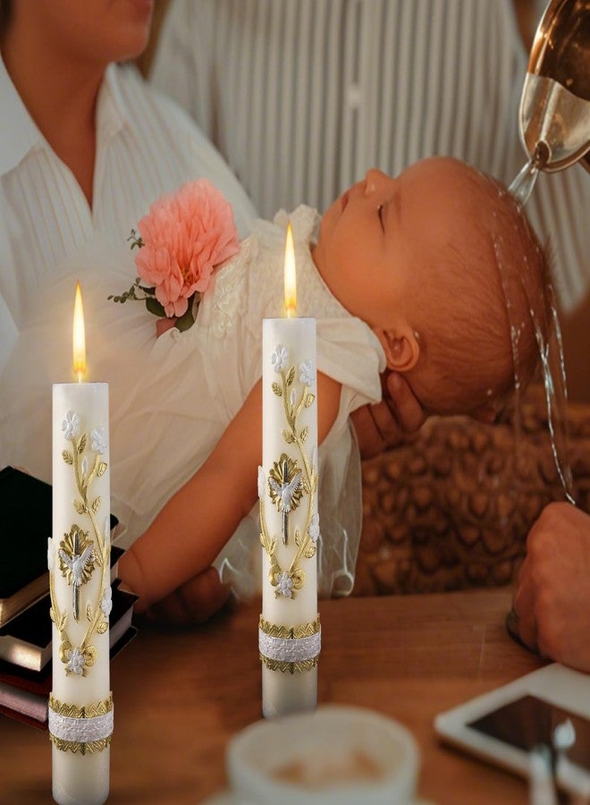 TALPGOD Baptism Candles Catholic,Prayer Candles for Church Devotional Saint Blessed Mexican Gift,Cirios Religiosos Catolicos,Velas para Bautizo,Cross Candle,Religious Confirmation Candle,Veladoras Mexicanas - Image 5