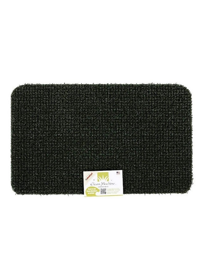 Grassworx Clean Machine Flair Rectangular Scraper Doormat Evergreen 18 x 30 Inch 10372030 - Image 1