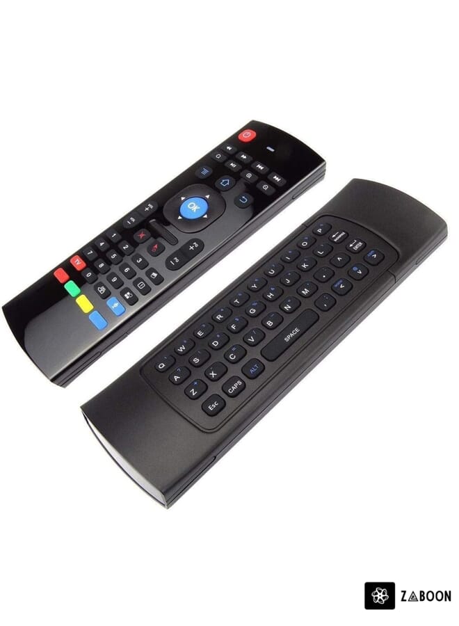 Zaboon MX3-M 2.4G Wireless Keyboard Mouse Wireless Remote Control with Build In Mic for Android TV Box