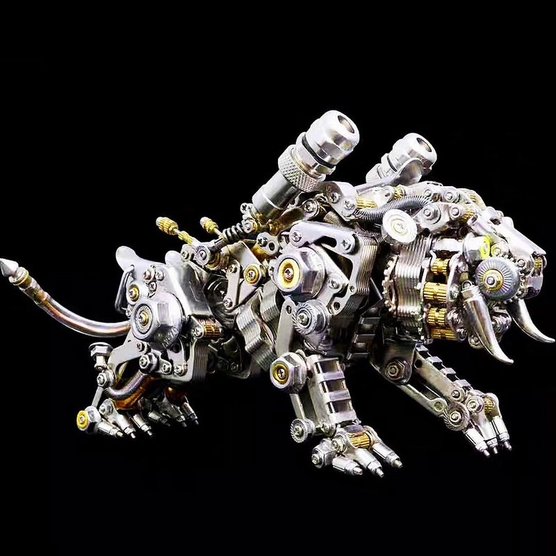 Fugui Tiger High Difficulty Precision Mechanical Metal Assembled Toy Model Boy Trendy Play Diy Gift Toys - Image 5
