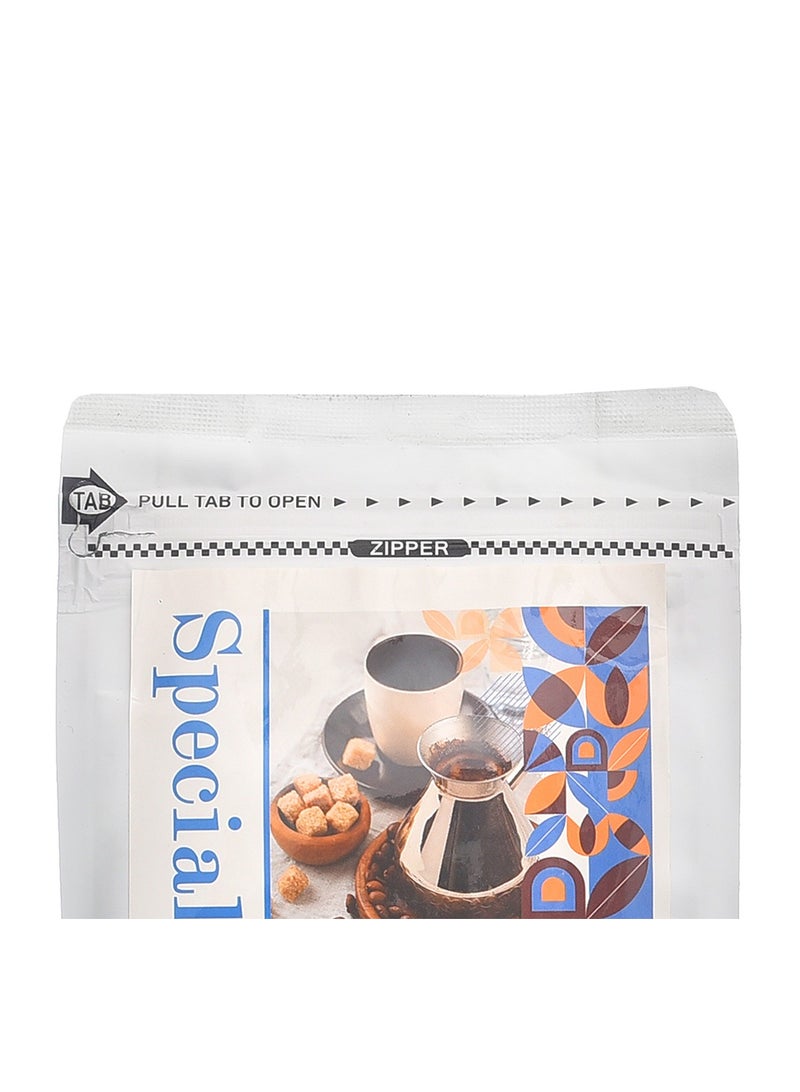 PrimeCaf Special Blend & High Quality Turkish Coffee Arabica & Robusta, Dark Roasted , Plain , 250 gm - Image 2