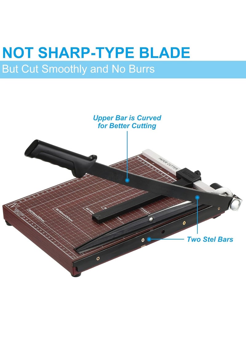 A4 Paper Cutter Paper Guillotine Cutter Cut Cardboard 12x10inch Heavy-duty Metal Base for School,Home,Office Brown - pzsku/Z8511806466FC468B6FFCZ/45/_/1719308305/b5763db3-4987-439e-97c5-ac156867c951
