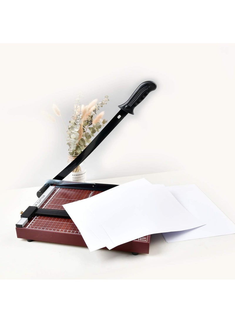 A4 Paper Cutter Paper Guillotine Cutter Cut Cardboard 12x10inch Heavy-duty Metal Base for School,Home,Office Brown - pzsku/Z8511806466FC468B6FFCZ/45/_/1719308440/e6b74fa4-987f-4591-b0ce-239e5fcd3616