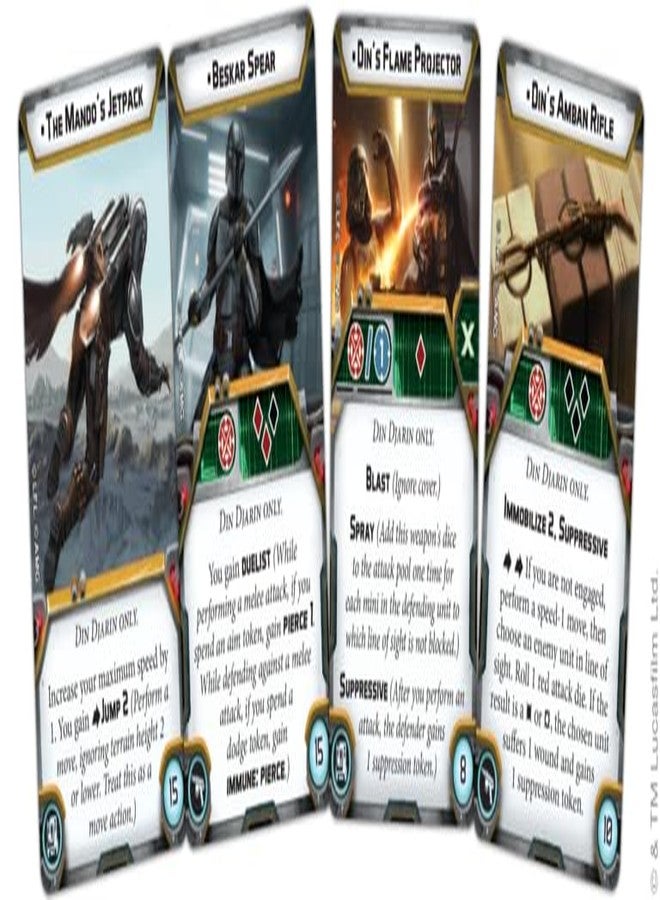 Asmodee Star Wars: Legion Din Djarin & Grogu Operative Expansion - Tabletop Miniatures Game, Strategy Game for Kids and Adults, Ages 14+, 2 Players, 3 Hour Playtime, Made by Atomic Mass Games - Image 3