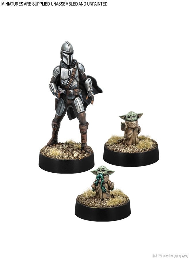Asmodee Star Wars: Legion Din Djarin & Grogu Operative Expansion - Tabletop Miniatures Game, Strategy Game for Kids and Adults, Ages 14+, 2 Players, 3 Hour Playtime, Made by Atomic Mass Games - Image 2