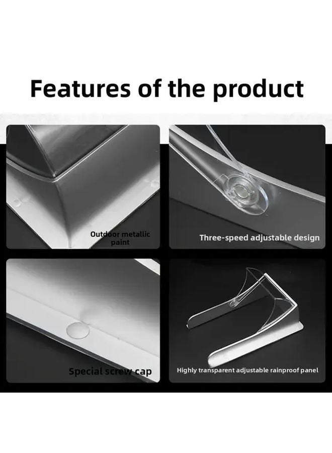 Transparent Weatherproof Doorbell Cover Easy Installation Pre Drilled Holes - Image 5