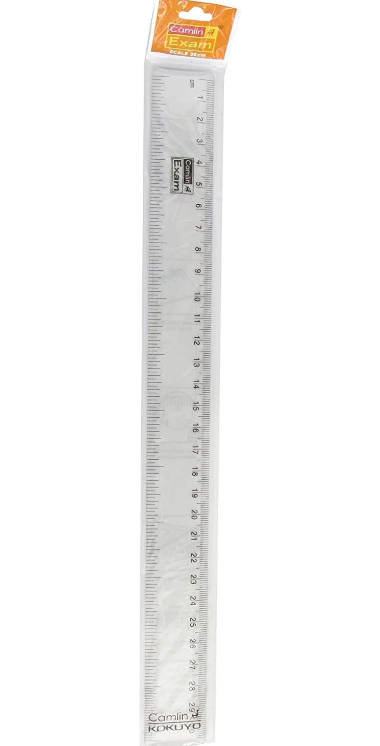 Kokuyo Exam Standard Scale - 30cm, Pack of 10