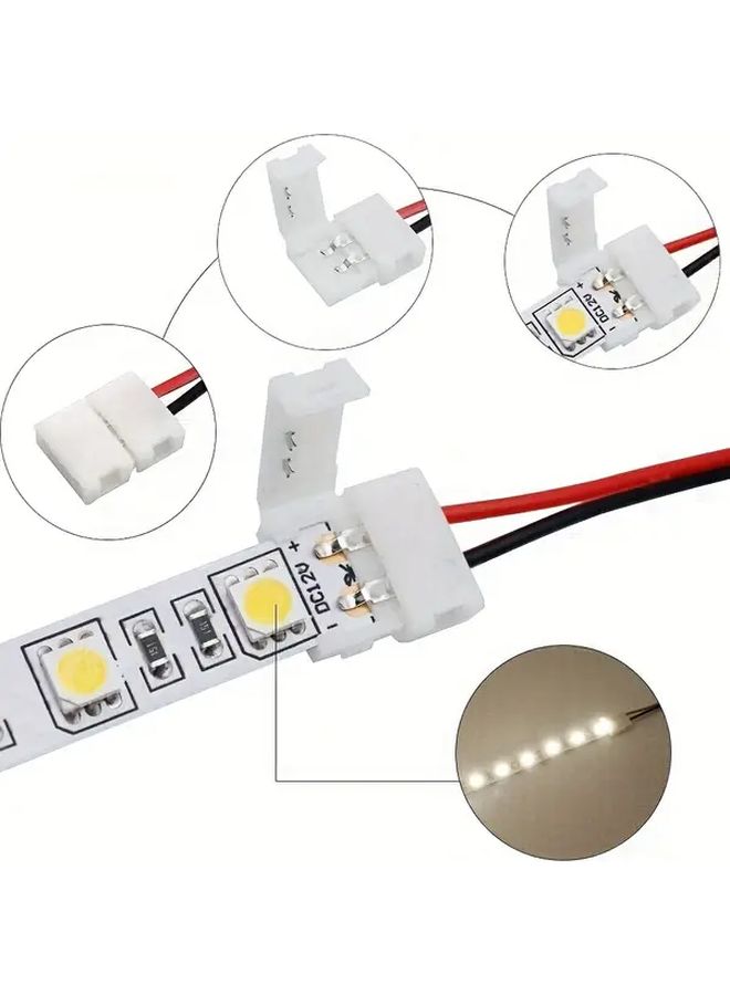 2 Pin 8mm LED Strip Connector 5Pcs Solderless For 3528 2835 Flexible Light - Image 5