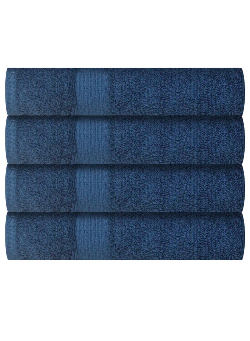 REZLAN UAE REZLAN Premium Cotton Bath Towel Set (4-Pack) – 100% Soft, Absorbent & Quick-Drying
*Luxury 600 GSM Bath Towels - 70×144 cm / 27×57 inches - NAVY - Image 1