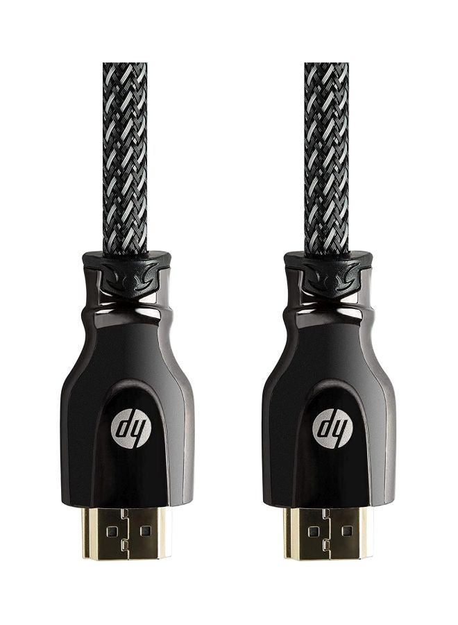 HP كابل برو HDMI معدني فائق السرعة أسود - Image 2