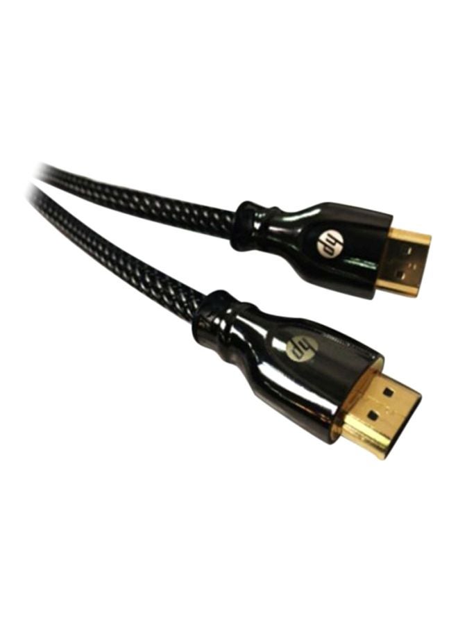 HP كابل برو HDMI معدني فائق السرعة أسود - Image 1