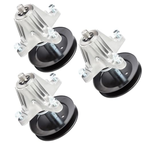TENGMUJX 618-06980 918-06980 Spindle Assembly Fit for 50" Deck Cub Cadet ZT1-50 XT1-GT50 RZT-L50 RZT-S50 Troy-Bilt Super Mustang 50 Deck Craftsman Z550 Zero Turn Mower 3 Pack - Image 1