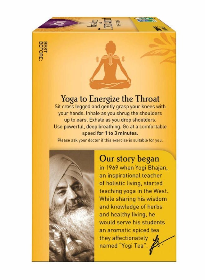 YOGI Tea, Honey Lemon Throat Comfort, 16 Count - Image 2