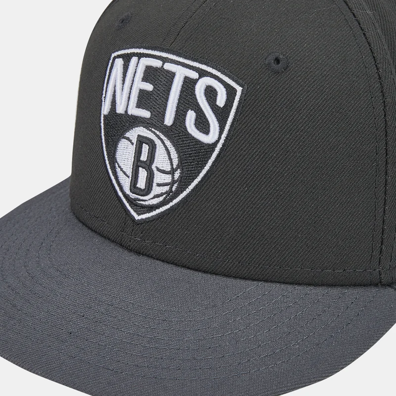 NEW ERA Black 59Fifty Brooklyn Nets Snapback Cap  | Best Price UAE