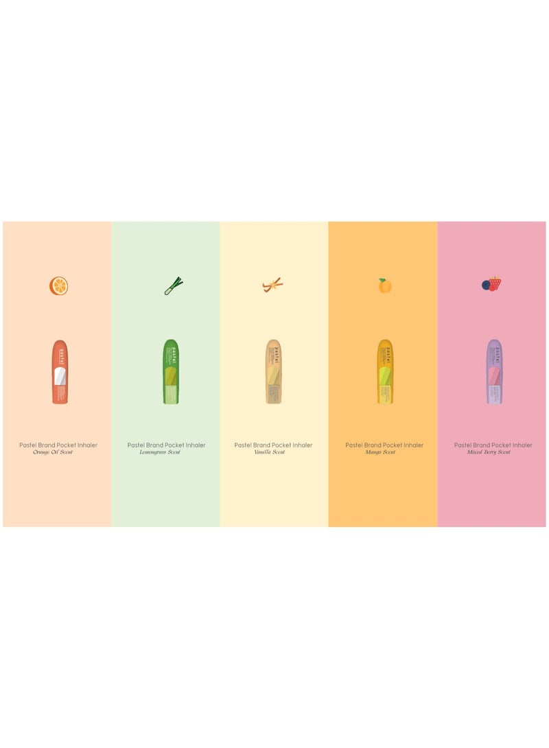 باستيل بورتبل إنهالر فواكه – برائحة زيت البرتقال - Image 3