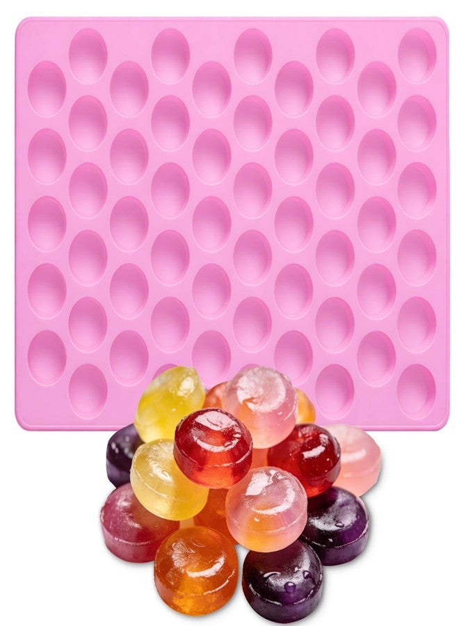 Shimmeroo Round Silicone Candy Molds,Shimmeroo Gummy Candy Molds Column Small Hard Candys Mold for Ice Cubes Hard Candys,Gummy,Caramels,Chocolate - Bite Size - Image 1