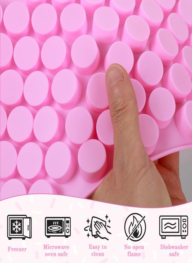 Shimmeroo Round Silicone Candy Molds,Shimmeroo Gummy Candy Molds Column Small Hard Candys Mold for Ice Cubes Hard Candys,Gummy,Caramels,Chocolate - Bite Size - Image 3