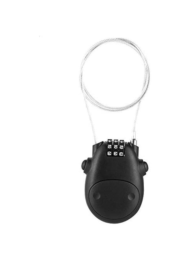 3 Digit Code Combination Password Lock for Stroller Stroller Password Security Lock(Black)