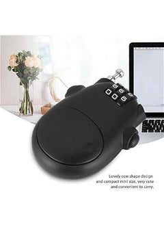 Generic 3 Digit Code Combination Password Lock for Stroller Stroller Password Security Lock(Black)  - Image 4