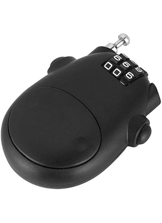 3 Digit Code Combination Password Lock for Stroller Stroller Password Security Lock(Black)