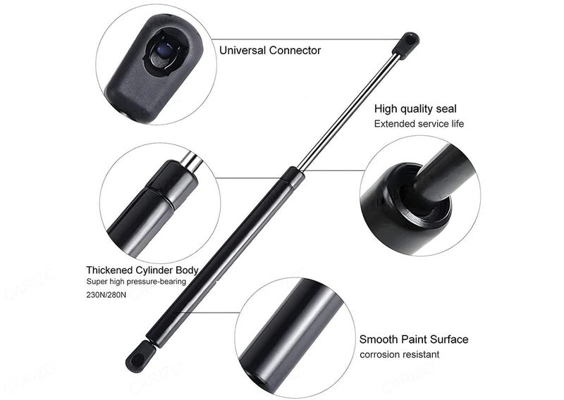 AUTO MT AutoMoto Mild Steel Super Lift Rear Boot Dicky Struts, Shocker, Gas Spring Door Balancer Compatible for Renault Duster All Model (Set of 2) - Image 4