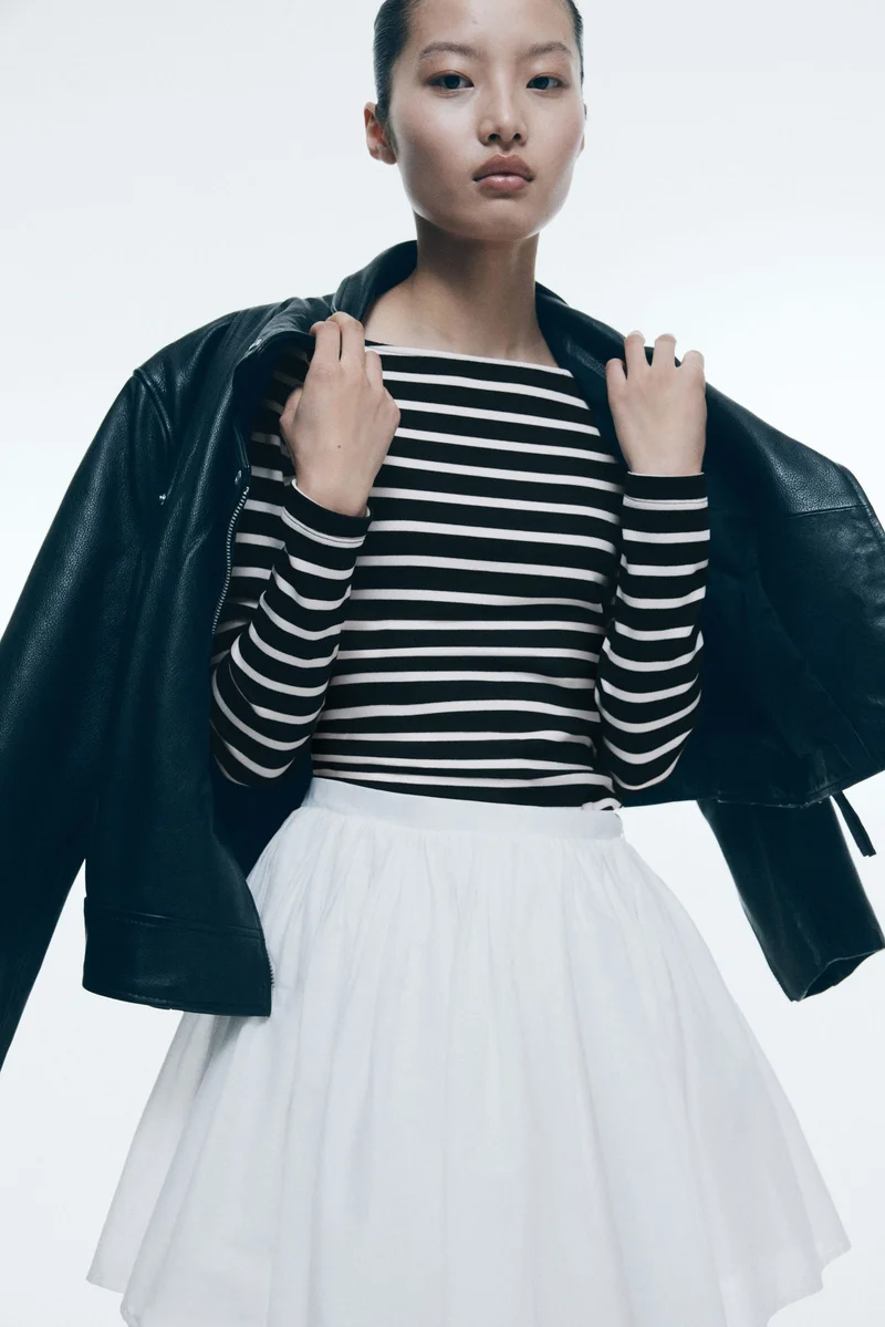 H&M Boat-neck top