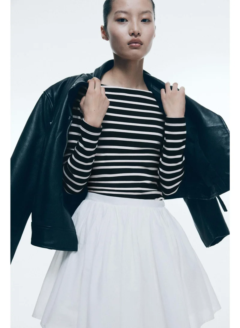 H&M Boat-neck top