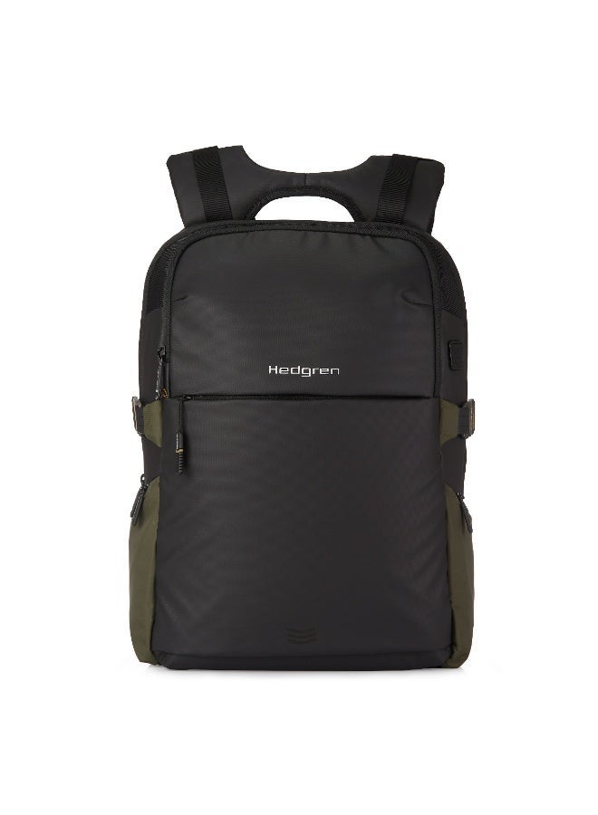 Hedgren Men Backpack HCOM05-01 | 15.6 Inch Laptop Backpack | 3-Compartment Travel, Office & Everyday Bag - Image 1