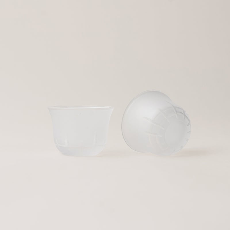 Dallaty 6pcs arabic coffee cup set, white - Image 3