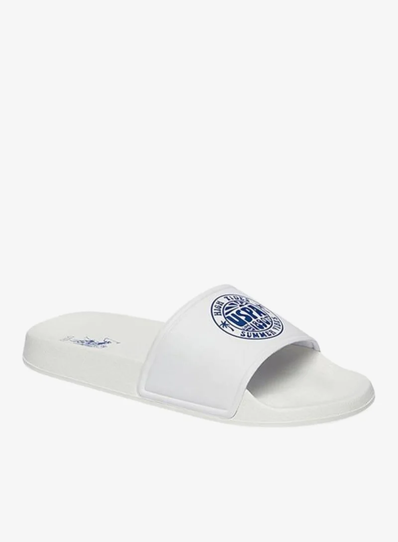 U.S. Polo Assn. Women Logo Print Slides
