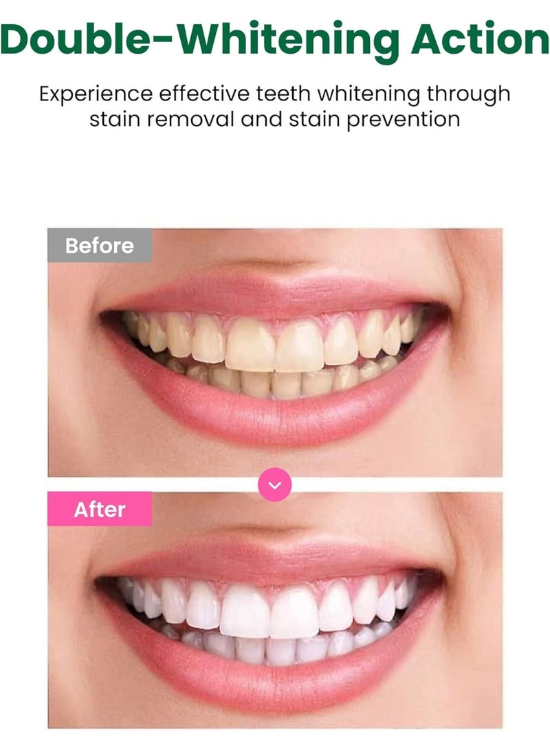 EUTHYMOL Whitening Toothpaste (3.7fl oz) - Stain Removal in 2 Weeks, Long-Lasting Freshness for Sensitive Gum & Teeth. Bad Breath, Cavity Prevention. Recyclable Aluminum Tube - Image 4