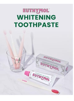 Euthymol EUTHYMOL Whitening Toothpaste (3.7fl oz) - Stain Removal in 2 Weeks, Long-Lasting Freshness for Sensitive Gum & Teeth. Bad Breath, Cavity Prevention. Recyclable Aluminum Tube  - Image 4