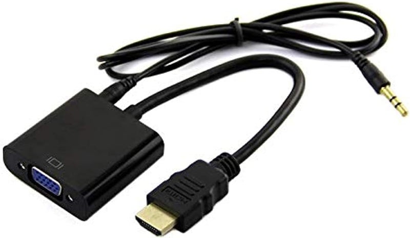 Cable Adapter Micro HDMI To VGA + Audio