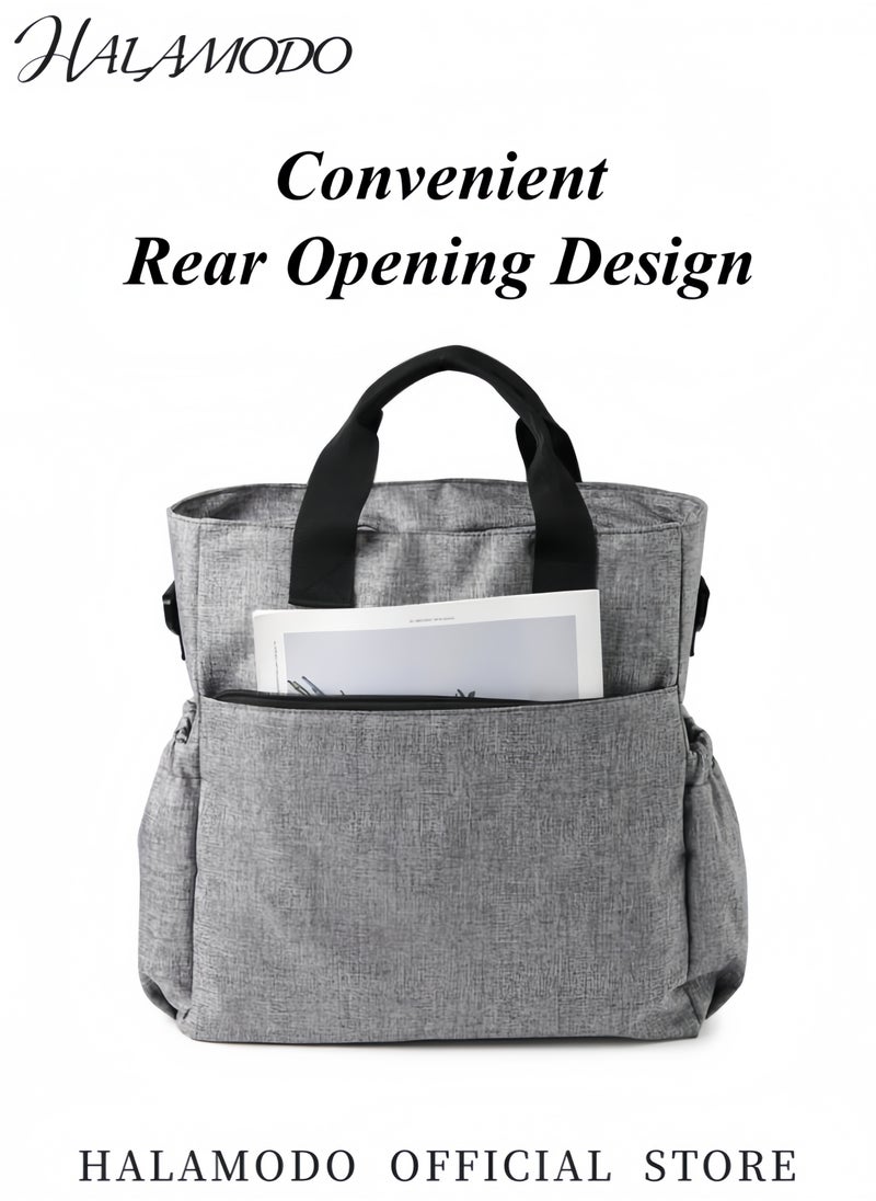 HALAMODO - Multi-Function Large Capacity Waterproof Diaper Bag Fashionable Backpack and Tote Bag Baby Essential Storage Bag Comfortable Durable Design - Image 1