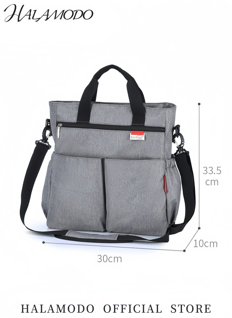 HALAMODO - Multi-Function Large Capacity Waterproof Diaper Bag Fashionable Backpack and Tote Bag Baby Essential Storage Bag Comfortable Durable Design - Image 1