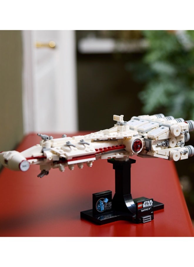 LEGO 75376 حرب النجوم: أمل جديد تانتي في، نموذج سفينة فضاء قابل للبناء، مجموعة بناء إبداعية للكبار، مركبة شهيرة، فكرة هدية مميزة لعشاق الذكرى السنوية (654 قطعة)  - Image 5
