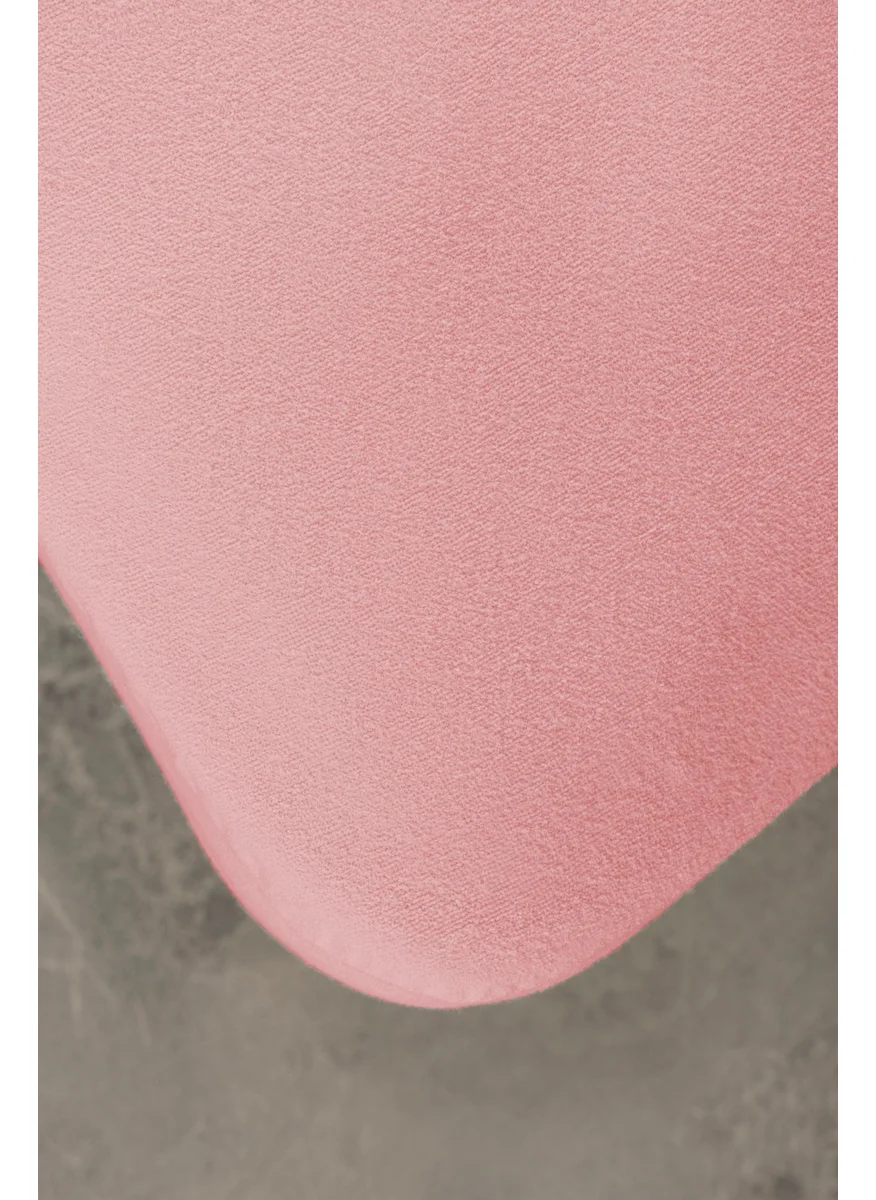 Mislina Home Terry Cotton Pink Cotton Liquid Waterproof Fitted Full Edge Baby Kids Mattress Protector Mattress Protector