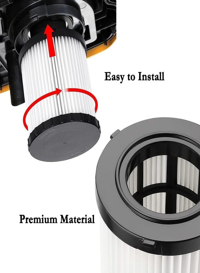 CSKB فلتر بديل HEPA DCV5801H للمكنسة الكهربائية الرطبة/الجافة من CSKB، قطعتان، متوافق مع DeWalt DCV580 وDCV581H، قابل لإعادة الاستخدام والغسل - Image 5