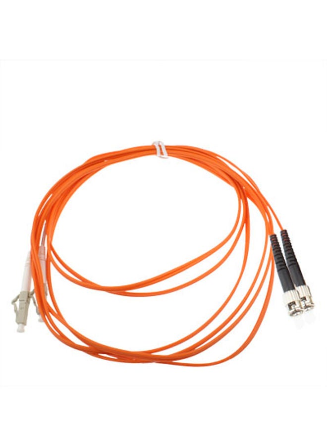 BURAQ LC-ST Dual-Core Multi Mode Fiber Optic Jumper,Length: 3m - Image 2