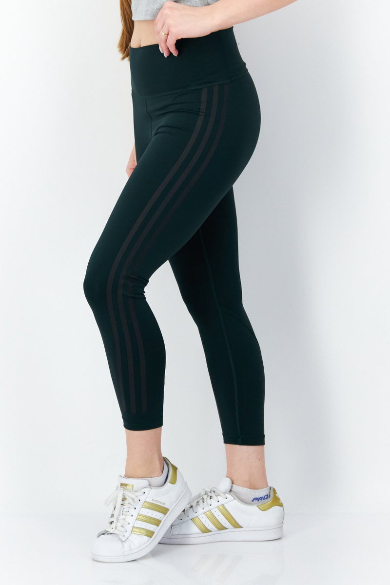 Adidas Women Sportswear Fit Training Tights, Green - Image 3
