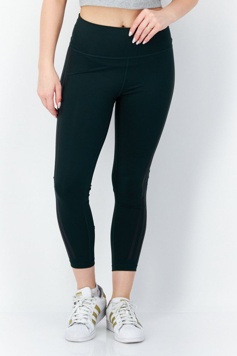 Adidas Women Sportswear Fit Training Tights, Green - Image 1