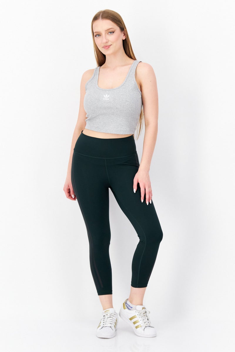 Adidas Women Sportswear Fit Training Tights, Green - Image 2